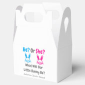 Little Bunny Gender onthulling Bedankdoosjes (Geopend)