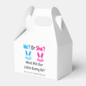 Little Bunny Gender onthulling Bedankdoosjes (Voorkant Zijde)