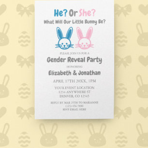 Little Bunny Gender onthulling Kaart