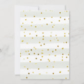 Little Bunny Genre Reveillez fête Invitation (Dos)