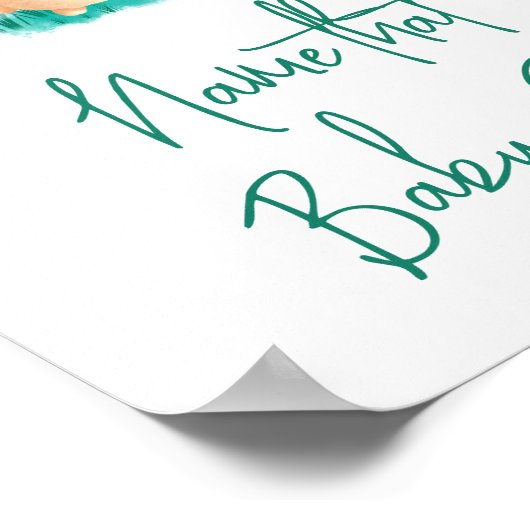 Little Bunny - noem dat Baby voedsel Poster (Hoek)