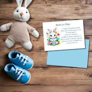 Little Bunny Wildflowers Paasboeken voor Baby Informatiekaartje
