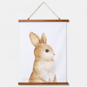 Little Bunny Woodland kwekerij decor Hangend Wandkleed