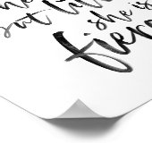 Little but Fierce William Shakespeare Poster (Hoek)