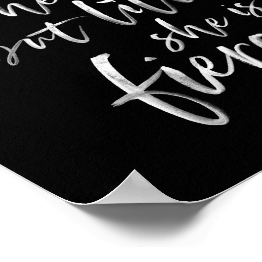 Little but Fierce William Shakespeare Poster (Hoek)