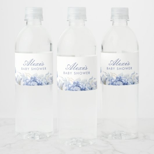 Little Butterfly Boy Baby shower Waterfles Etiket (Flessen)