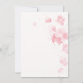 Little Butterfly Waterverf Budget 1e Verjaardag Kaart (Achterkant)