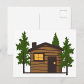 Little Cabin Briefkaart (Voorkant / Achterkant)