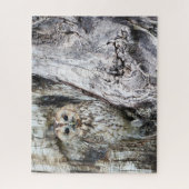 Little Camouflage Owl in Tree Legpuzzel (Verticaal)