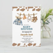 Little Camper Baby Shower Invitation (Debout devant)