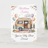 Little Camper Party Kaart (Voorkant)