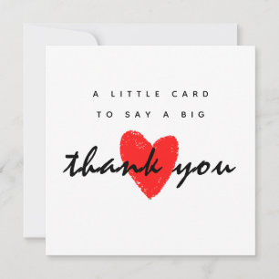 Little Card To Say Big Thankyou-Simple merci