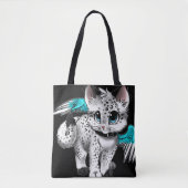 Little Cartoon Angel Cat Draagtas (Voorkant)