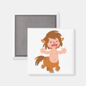 Little Cartoon Centaur Magnet Magneet (Voorkant / Achterkant)