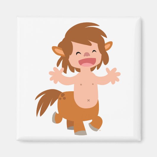 Little Cartoon Centaur Magnet Magneet (Voorkant)
