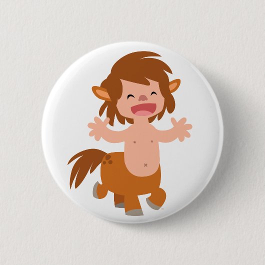Little Cartoon Centaur Ronde Button 5,7 Cm (Voorkant)