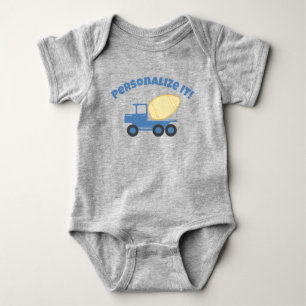 Little Cement Truck Romper