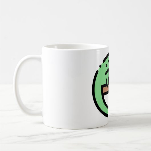 Little Chameleon Koffiemok (Links)