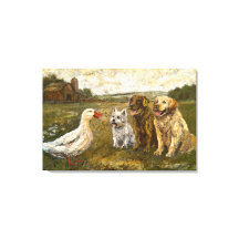 Little Chat: Whimsical Christmas Farm Animal