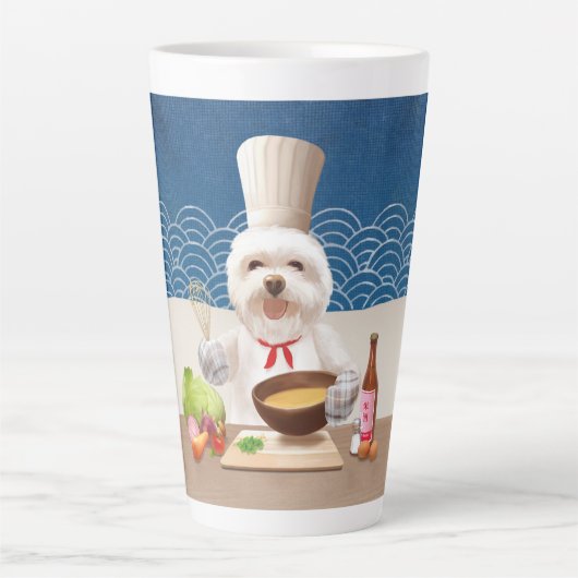 Little Chef Dog Latte Mok (Voorkant)