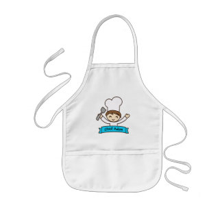 "Little Chef" Kids' Graphic Apron Kinder Schort