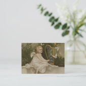 Little Cherub Smiling Visitekaartje (Staand voorkant)