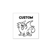 Little Chibi SD Gladde Dragon Rubberstempel (Afrduk)