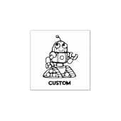 Little Chibi SD Robot Rubberstempel (Afrduk)