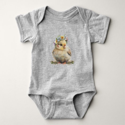 Little Chick Baby Bodysuit (Voorkant)