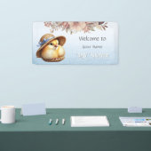 Little Chick Blue Ribbon Baby shower Spandoek (Beurs)
