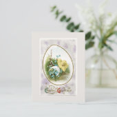 Little Chick en Egg Easter Briefkaart (Staand voorkant)