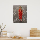 Little Chinese Girl Poster (Keuken)