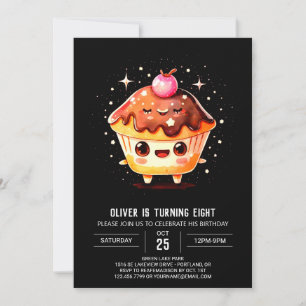 Little Chocolate Delight Muffin Verjaardag Kaart