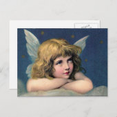 Little christmas angel feestdagenkaart (Voorkant / Achterkant)