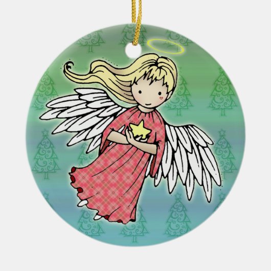 Little Christmas Angel Ornament (Voorkant)