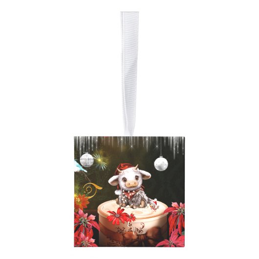 Little christmas cow kubus ornament (Rechts)