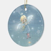 Little Christmas Star Angel Ornament (Links)
