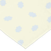 Little Cloud Pastel Geel Tafelkleed (Gekanteld)
