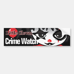 Little Clown Crime Watch Bumpersticker