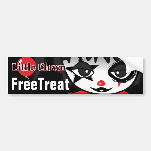 Little Clown FreeTreat Bumper Sticker (Devant)
