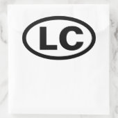 Little Compton, RI LC Ovale Sticker (Tas)