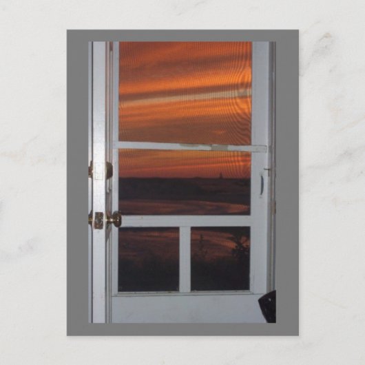 Little Comtpon, RI Sunset Briefkaart (Voorkant)