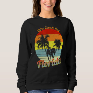 Little Conch Key Florida Retro Tropische Palmbomen Trui