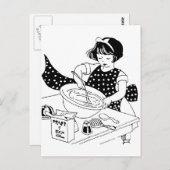 Little Cook Briefkaart (Voorkant / Achterkant)