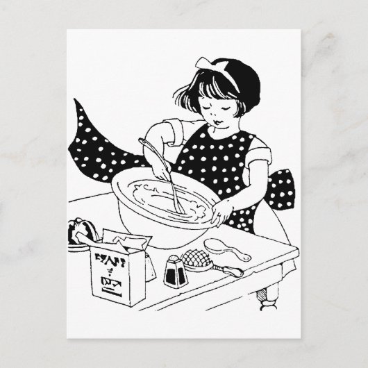 Little Cook Briefkaart (Voorkant)