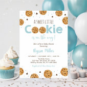 Little Cookie Blue Boy Baby shower Kaart