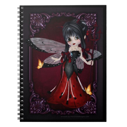 Little Cookie Devil Girl Design 1 Carnet (Devant)