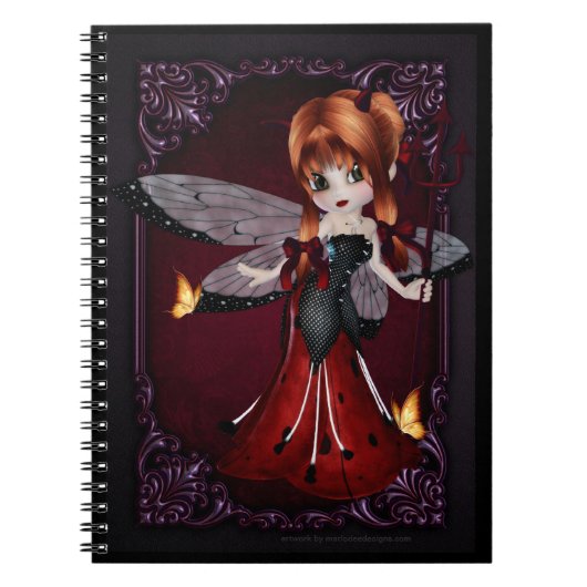 Little Cookie Devil Girl Design 3 Carnet (Devant)