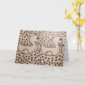 Little Corey's Laboratory Sharpie Drawing Birthday Kaart (Gele Bloem)