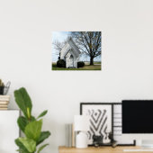 Little Country Church Poster (Thuiskantoor)